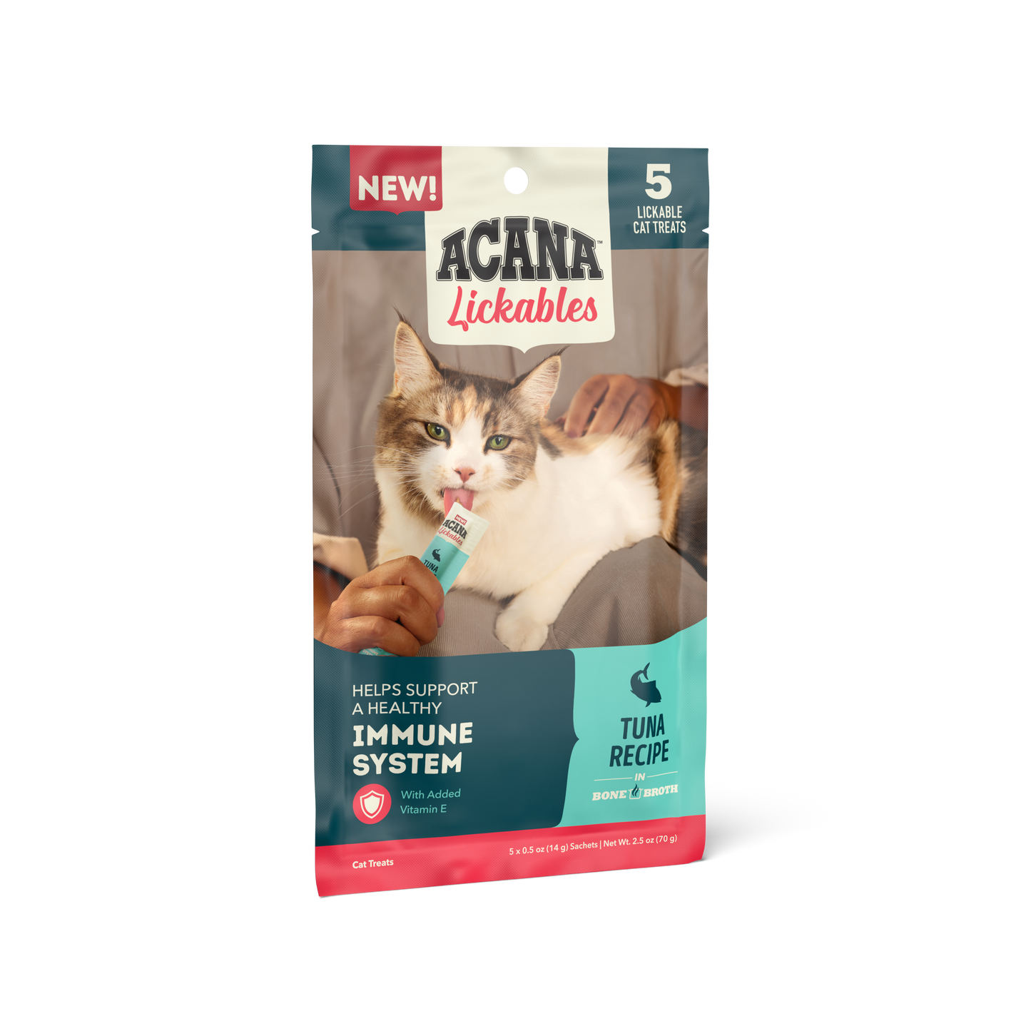 ACANA CAT LICKABLES TUNA 5CT TREAT 2.5OZ