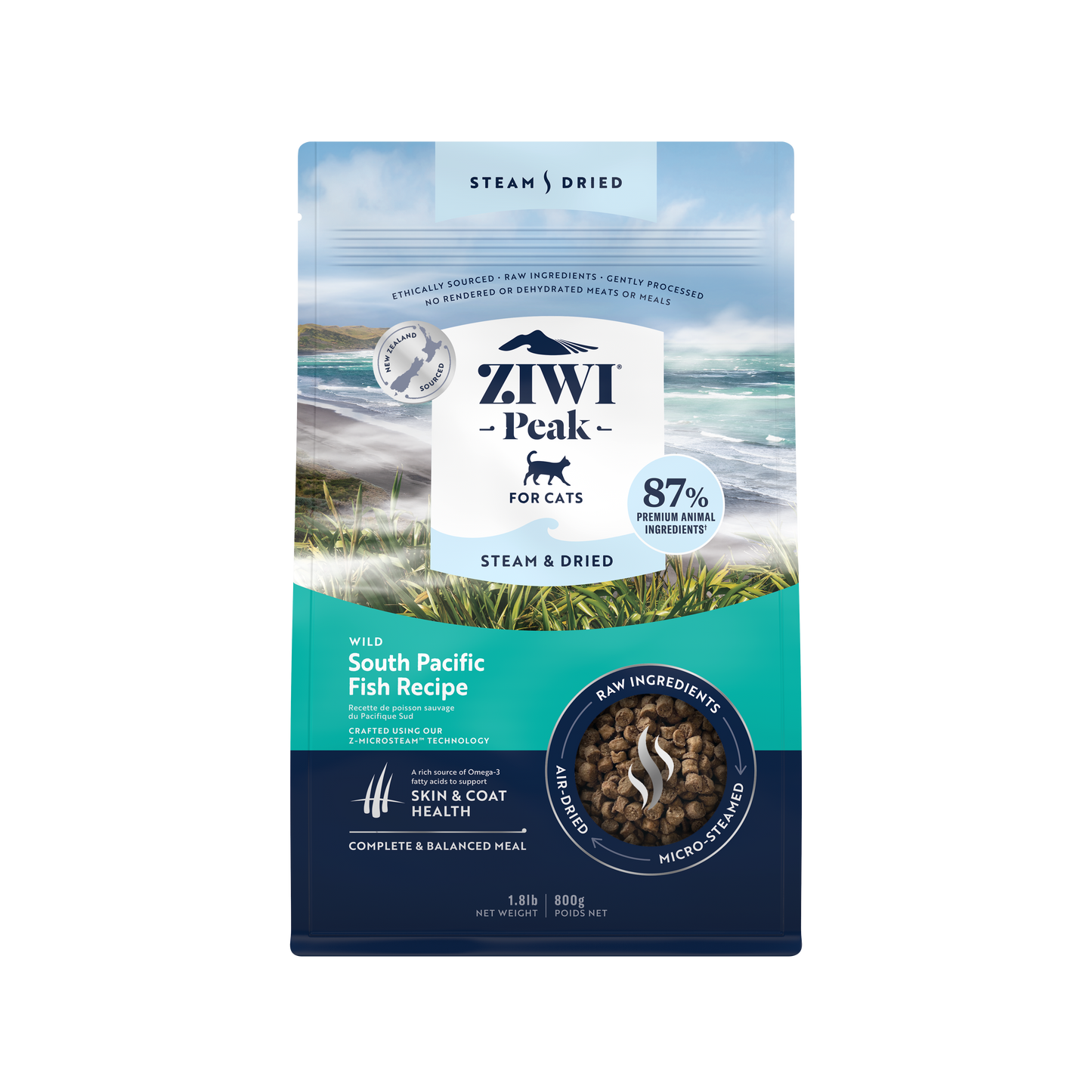 ZIWI CAT FISH STEAM DRIED 1.8LB