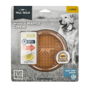 TALL TAILS DOG WAFFLE CHEW LARGE - 6 INCHES