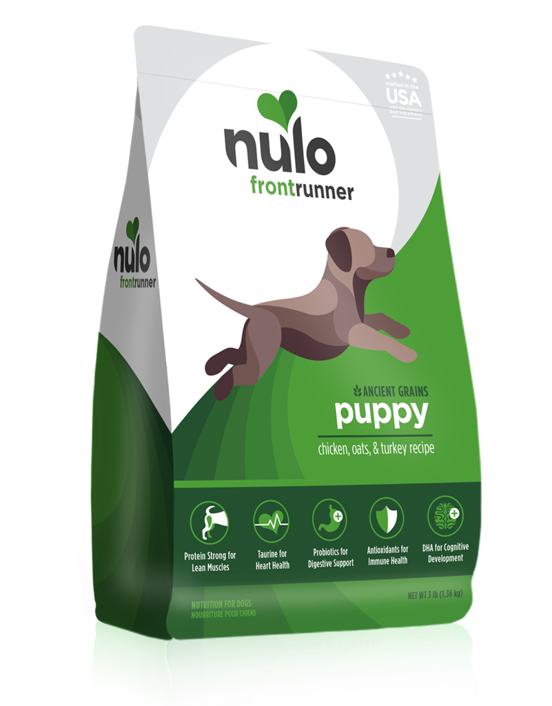 Nulo Frontrunner Ancient Grains Chicken, Oats, & Turkey Puppy Dry Dog Food, 3-lb (Size: 3-lb)