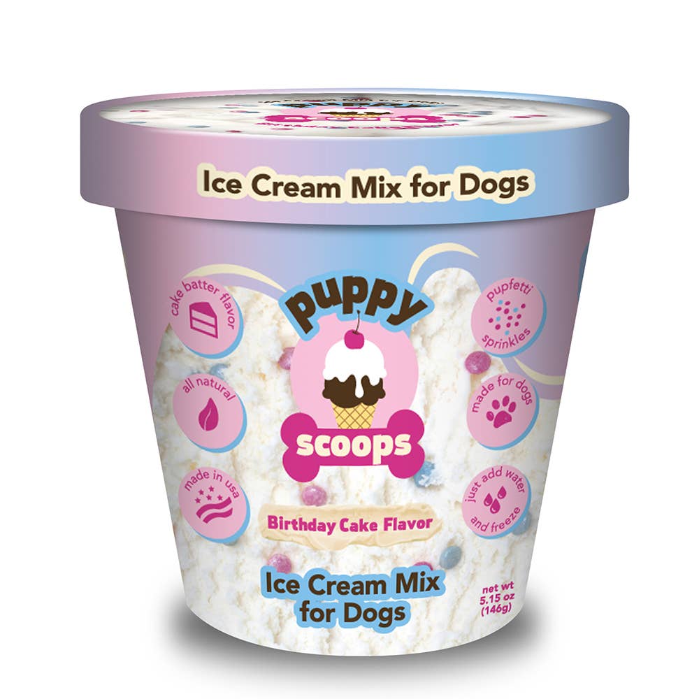 Puppy Scoops Ice Cream Mix for Dogs: Vanilla / 4.65 oz