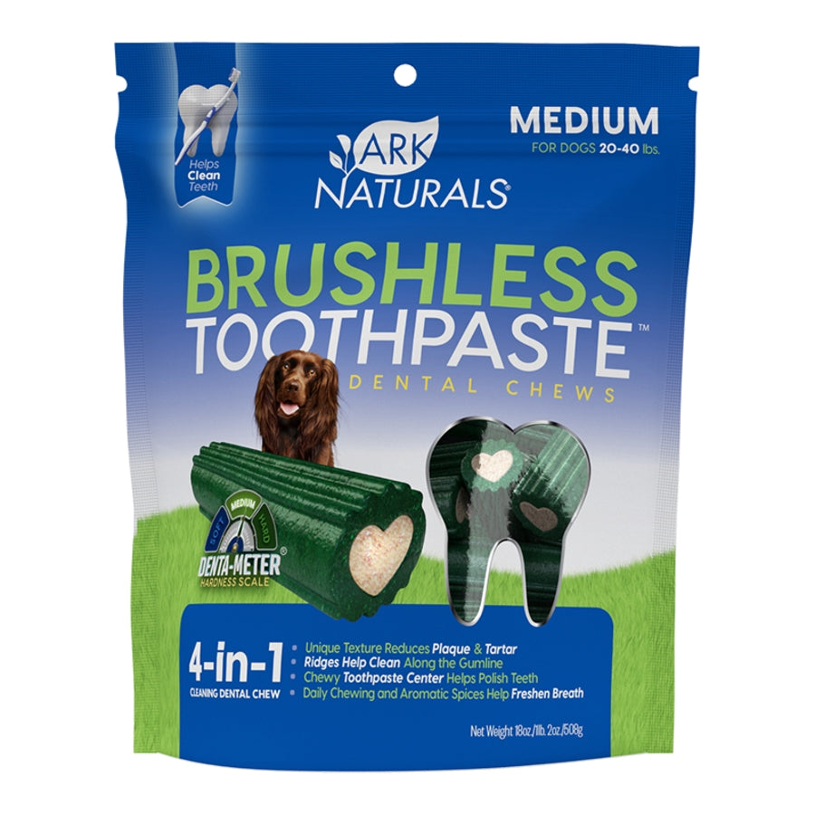 ARK NATURALS DOG BRUSHLESS TOOTHPASTE MEDIUM 18OZ