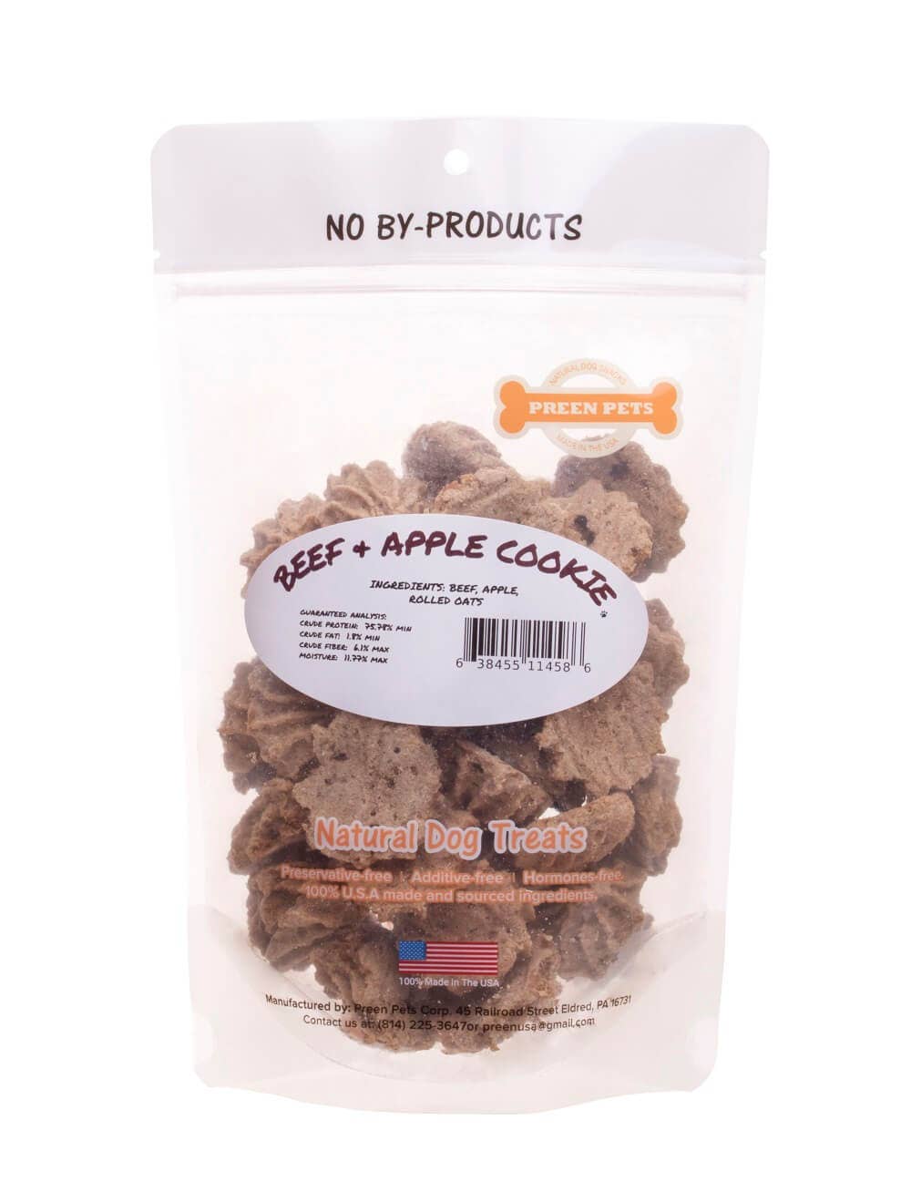 Beef & Apple Cookies: 4oz