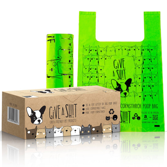 100% Certified Home Compostable Cat Litter Bags - 30 Bags