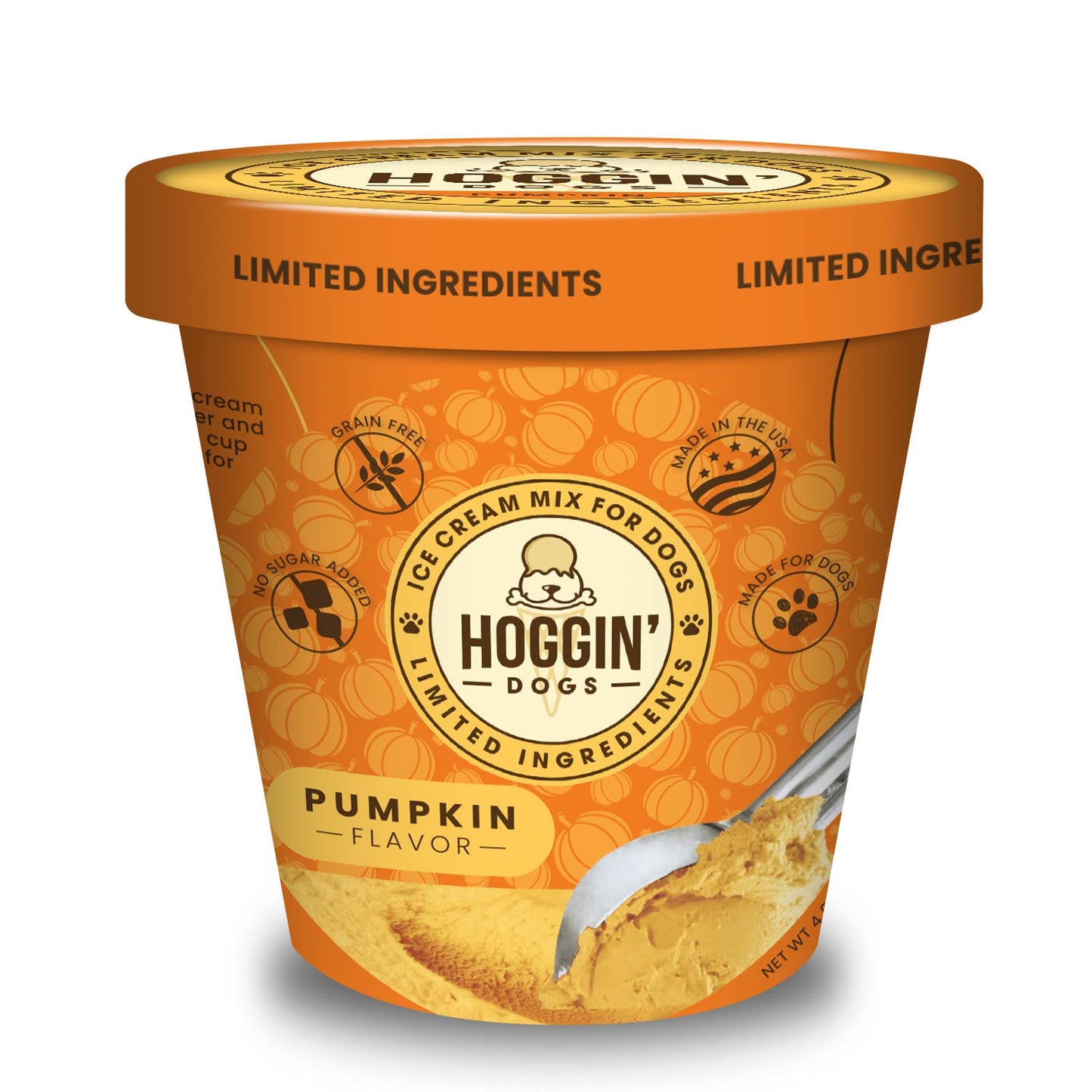 Hoggin' Dogs No Sugar Added Ice Cream Mix for Dogs: Bacon / 4.65 oz