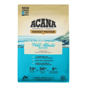 ACANA DOG GRAIN FREE HIGHEST PROTEIN WILD ATLANTIC 4.5LBS