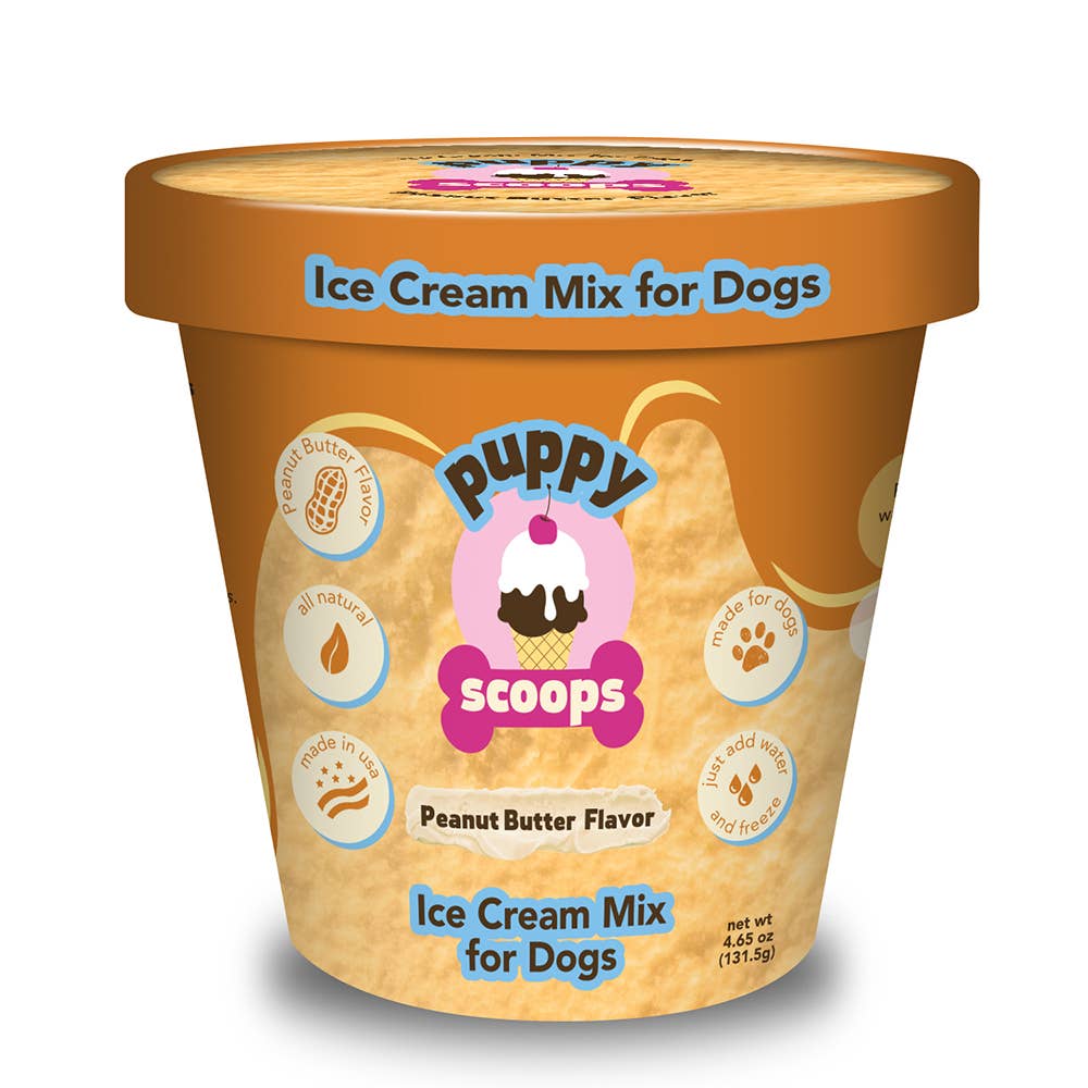 Puppy Scoops Ice Cream Mix for Dogs: Vanilla / 4.65 oz