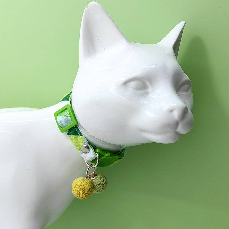 Mokka - Colorful Geometric Cat Collar: Pink