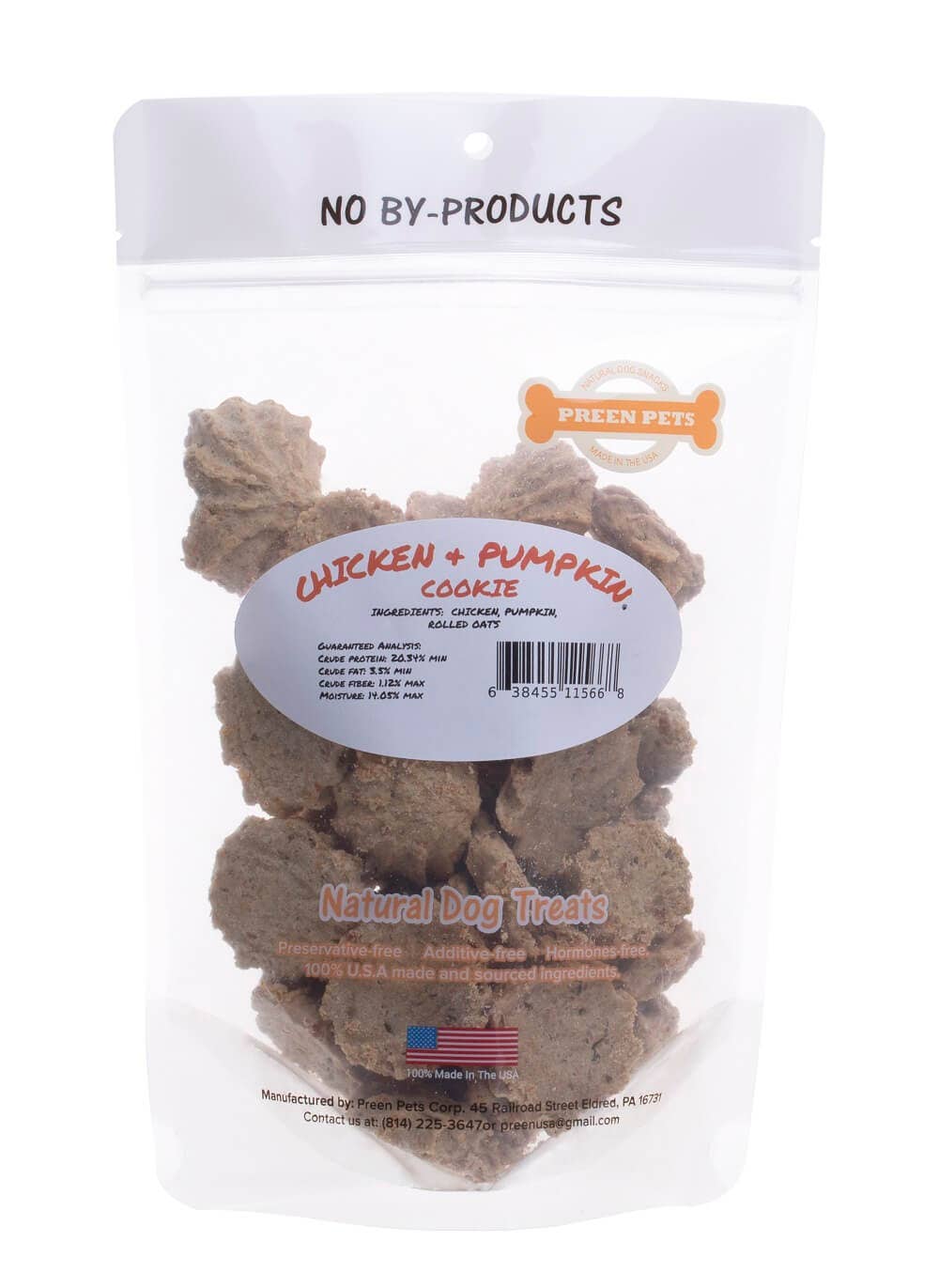 Chicken & Pumpkin Cookies: 4oz