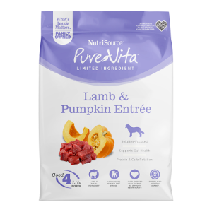 PURE VITA DOG GRAIN FREE LAMB & PUMPKIN 4LBS