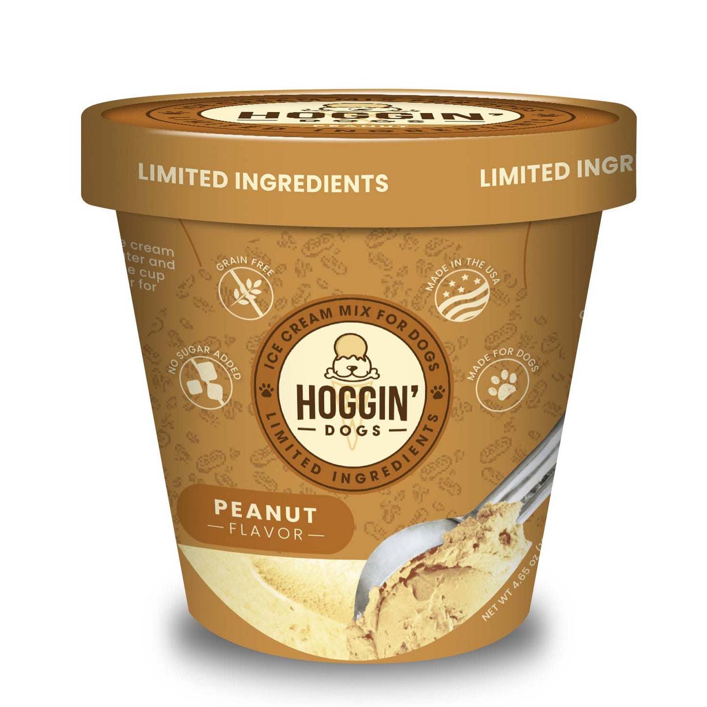 Hoggin' Dogs No Sugar Added Ice Cream Mix for Dogs: Bacon / 4.65 oz