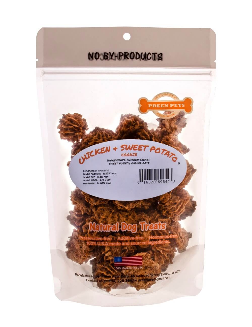 Chicken & Sweet Potato Cookies: 4oz