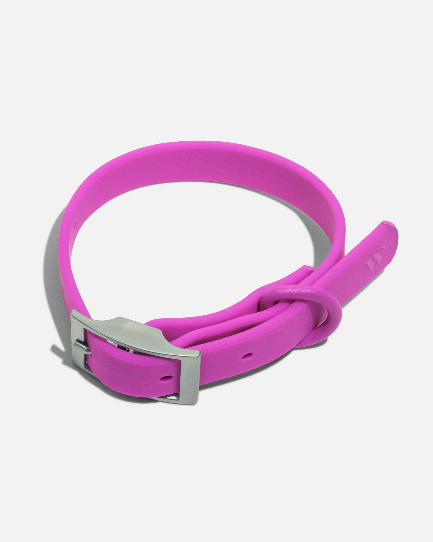 Adjustable Waterproof Fashion Dog Collar: Holographic Lunar / SMALL