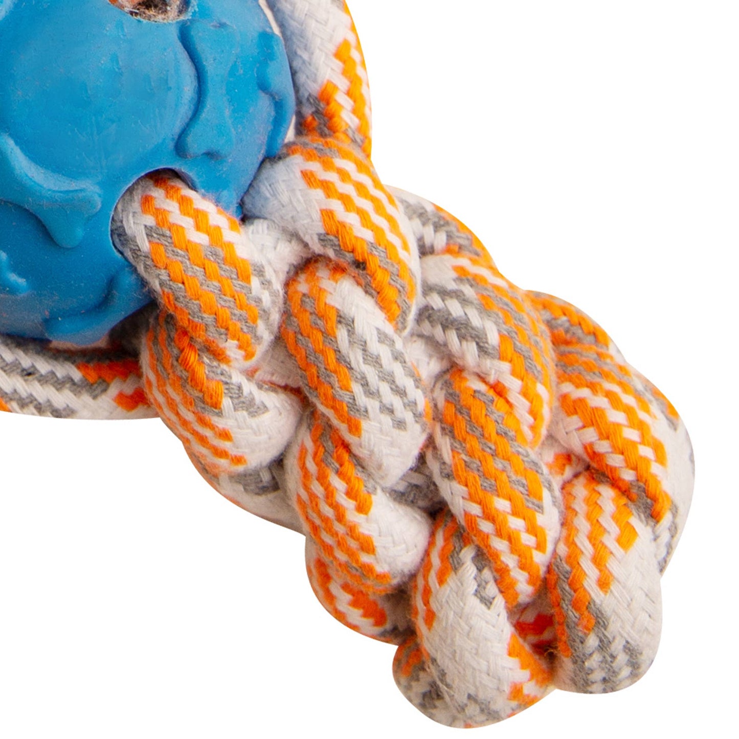 SnugArooz Mini Fling N' Fun Rope Dog Toy Assorted Colors 4"