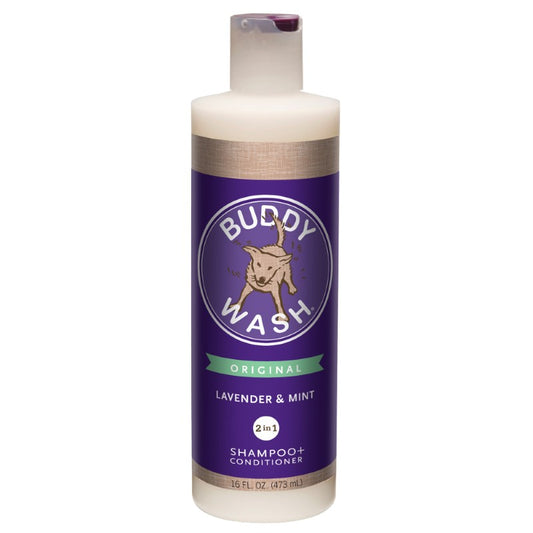 Buddy Wash Original Lavender & Mint Shampoo & Conditioner for Dogs, 16-oz bottle