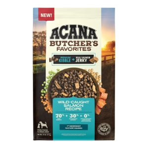 ACANA DOG GRAIN FREE BUTCHER'S FAVORITES WILD CAUGHT SALMON 17LBS
