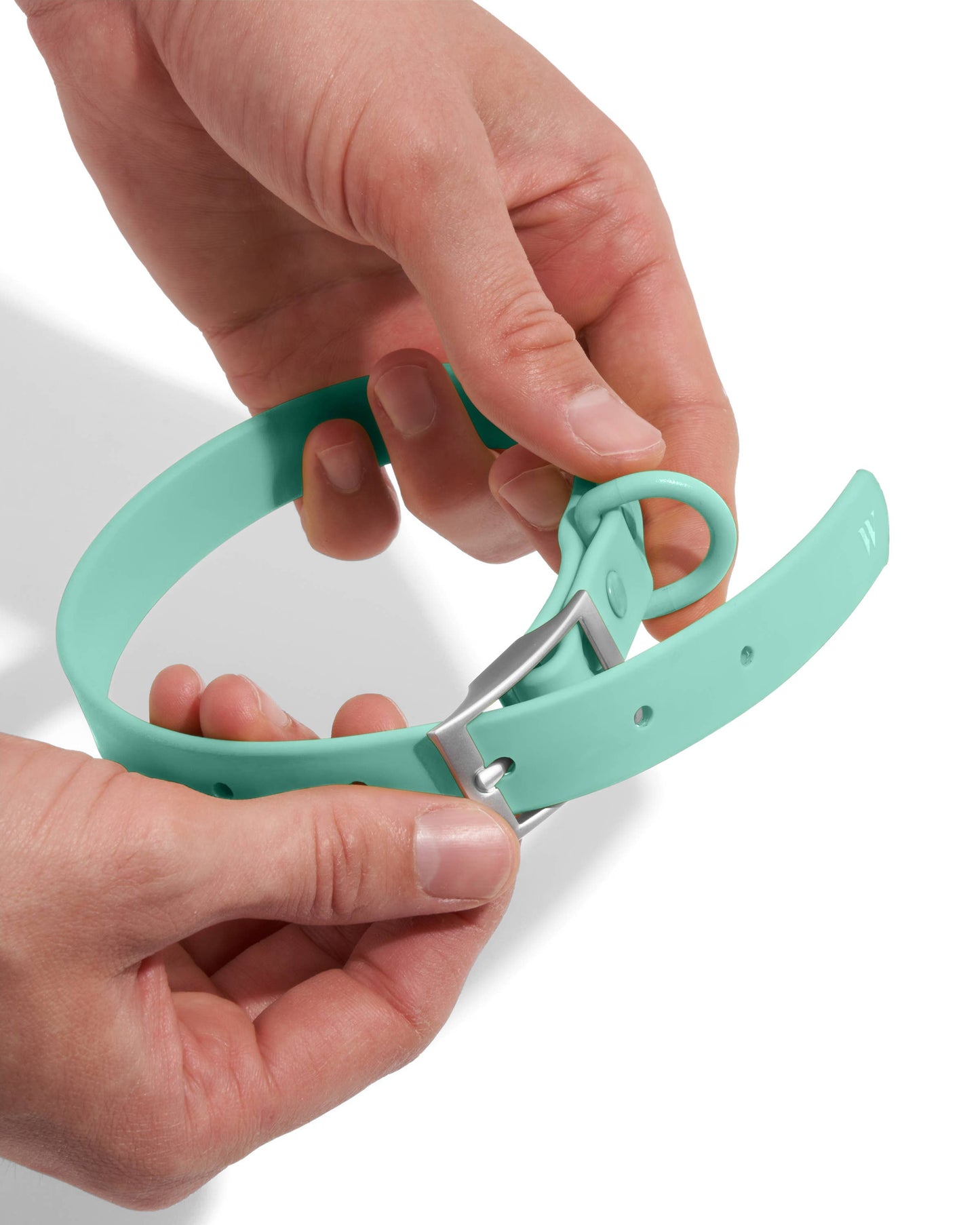 Adjustable Waterproof Fashion Dog Collar: Holographic Lunar / LARGE