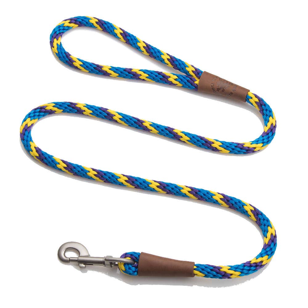 Snap Leash - 1/2" X 6': Blue