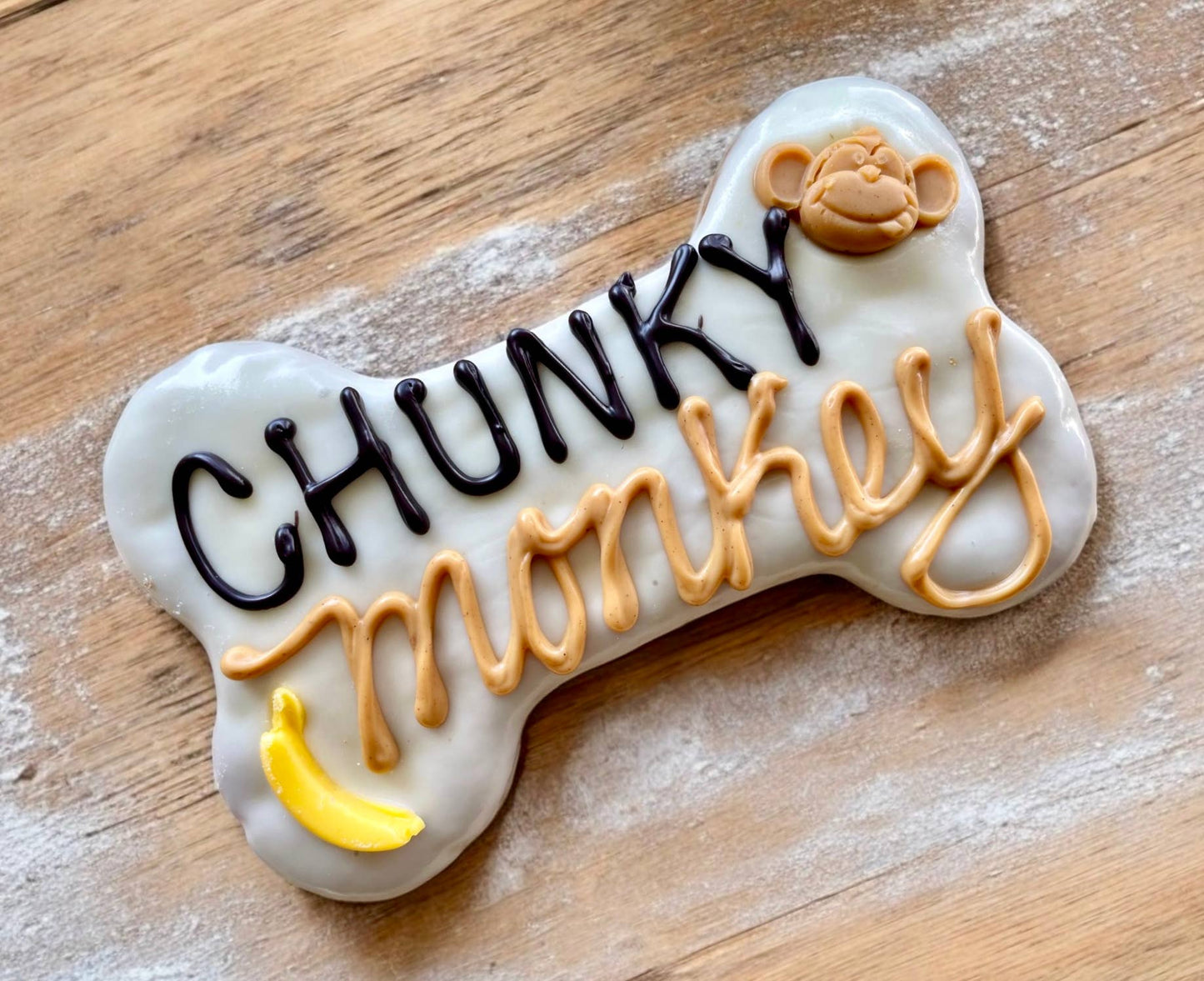 6 inch Chunky Monkey Bone dog treat