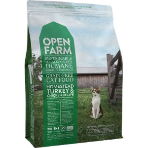 OPEN FARM CAT GRAIN FREE HOMESTEAD TURKEY & CHICKEN 4LBS