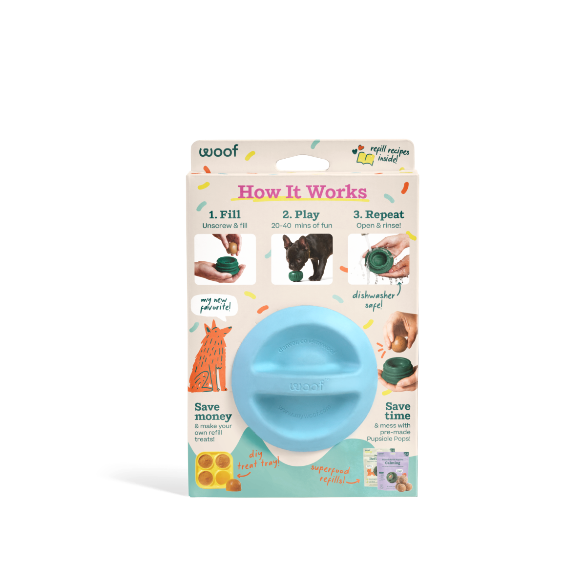 Party Pupsicle: Blue / Large