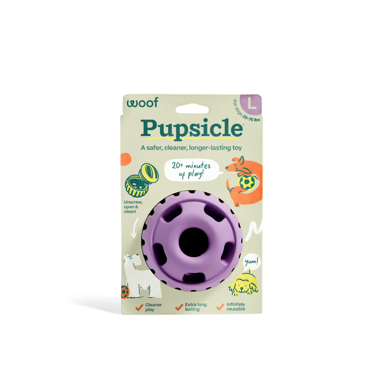 The Pupsicle - Lavender: Large