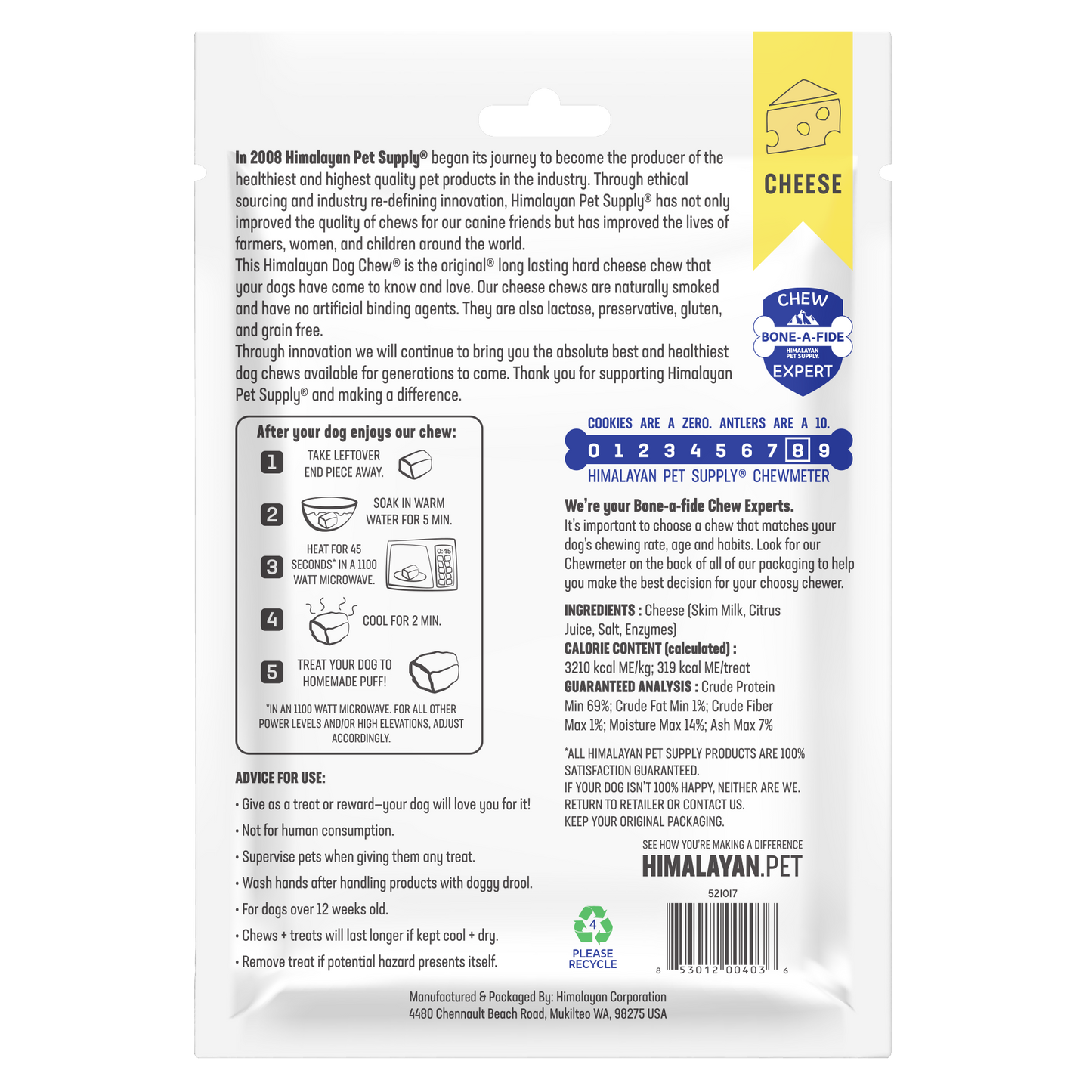 Himalayan Dog Chew Mixed: Mixed