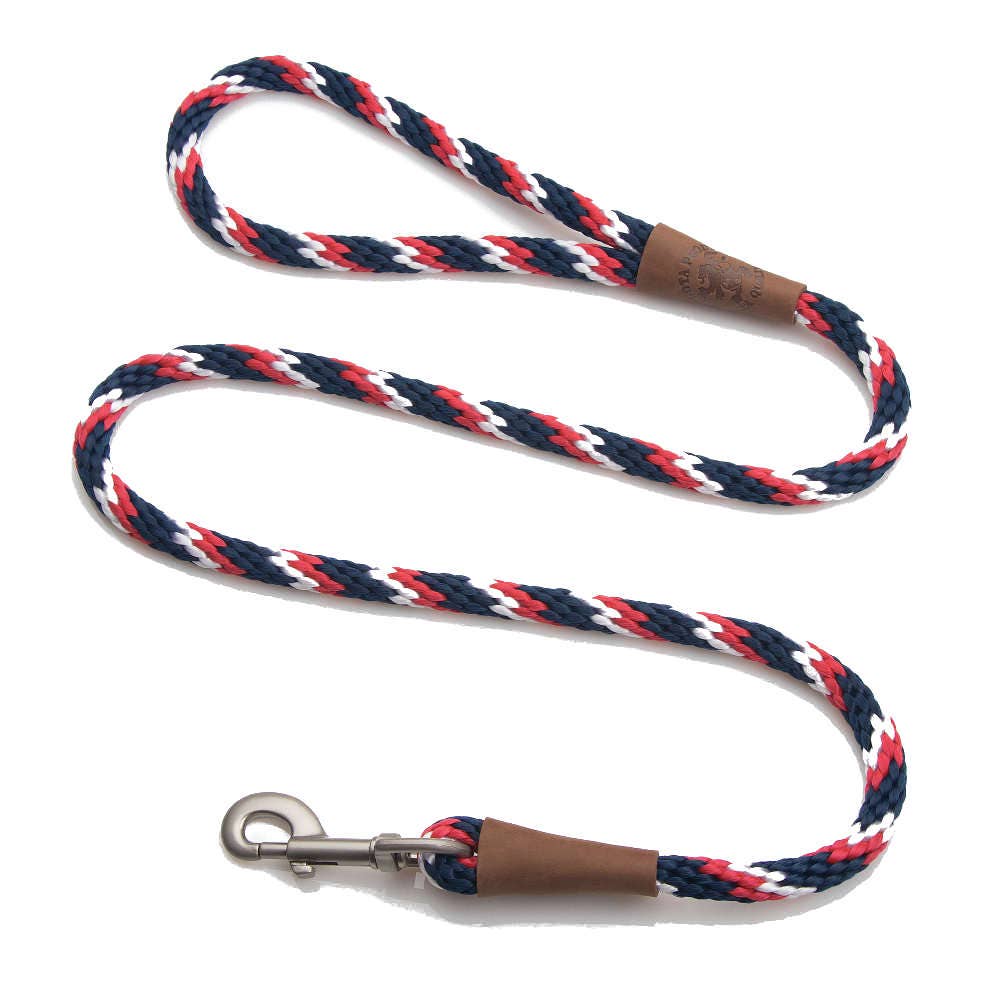 Snap Leash - 1/2" X 6': Blue