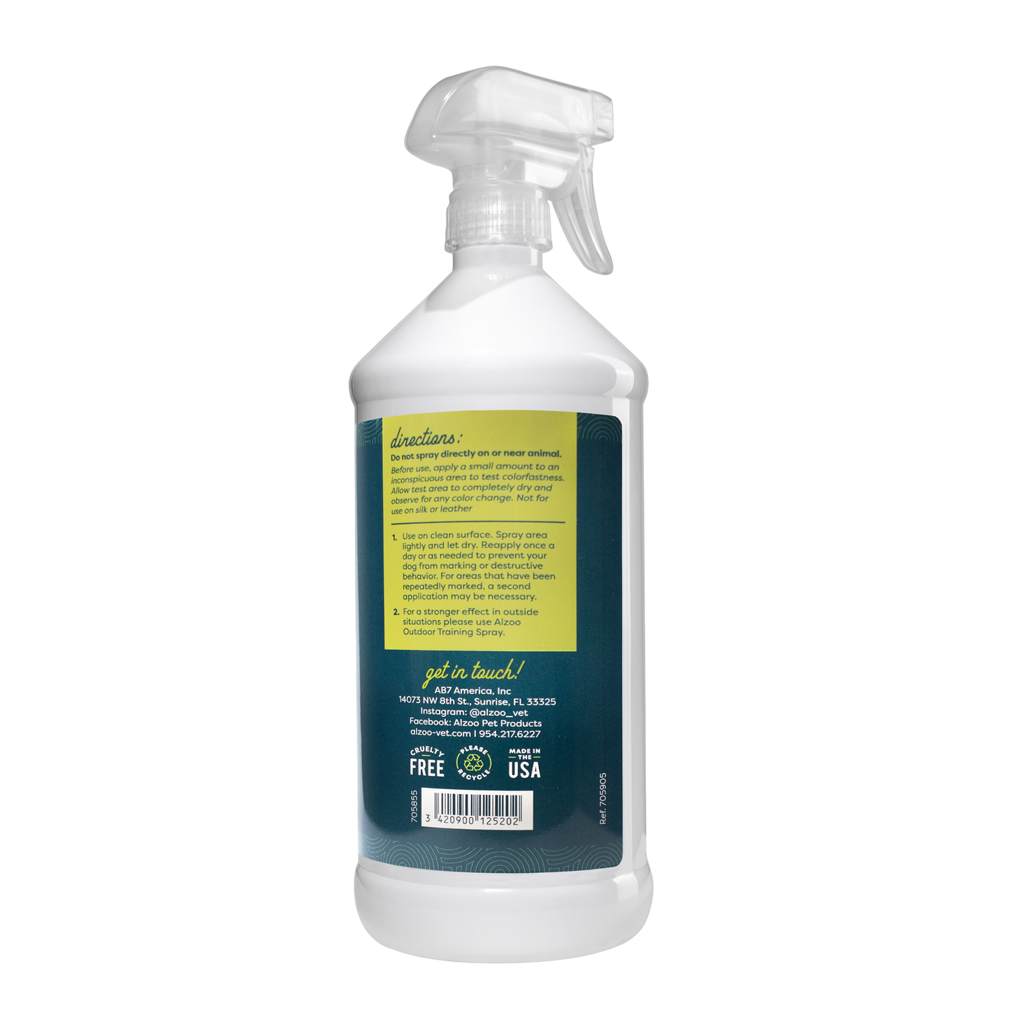 ALZOO Plant-Based Indoor Training Spray for Dogs, 32oz