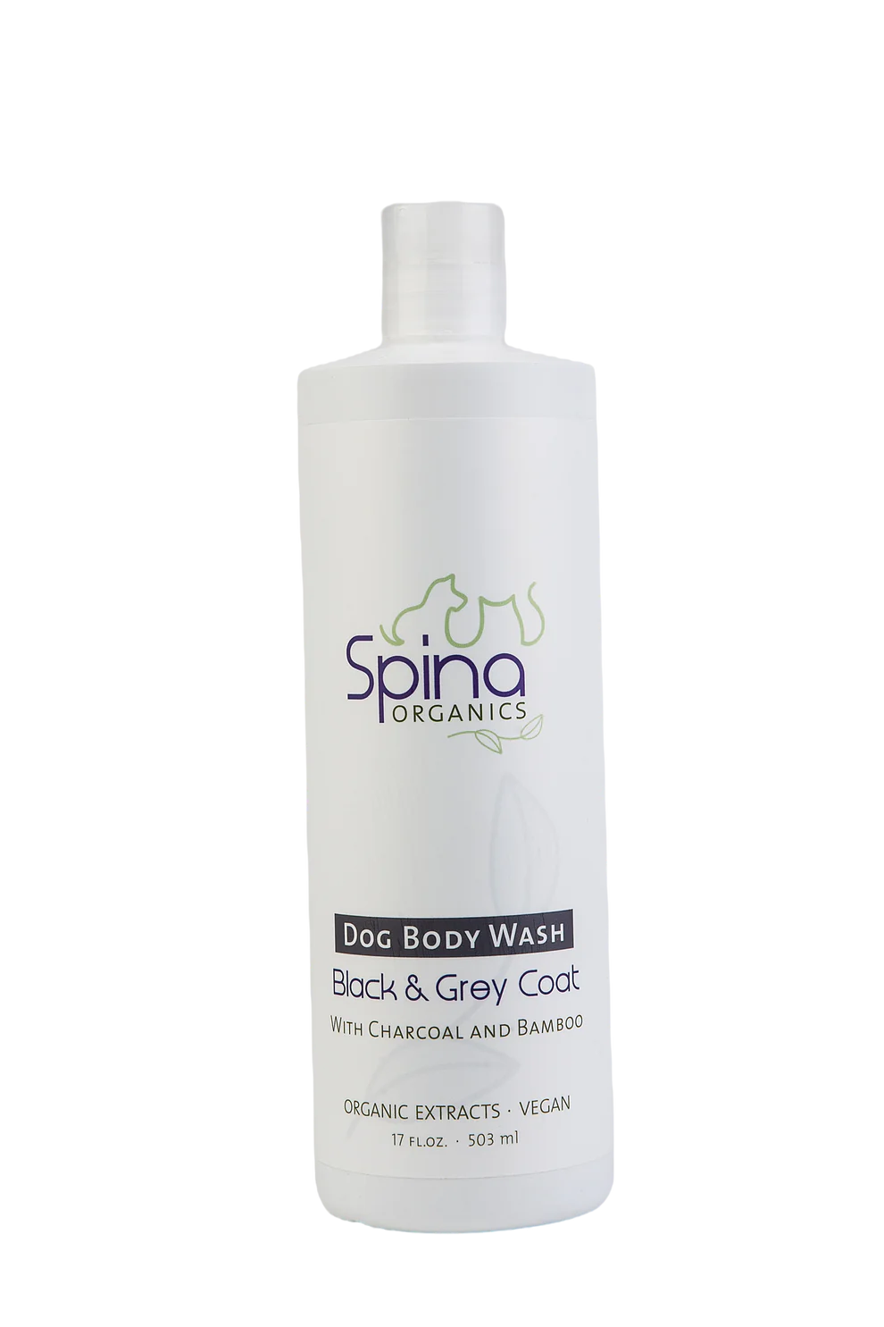 Spina Organics Black & Grey Dog Body Wash