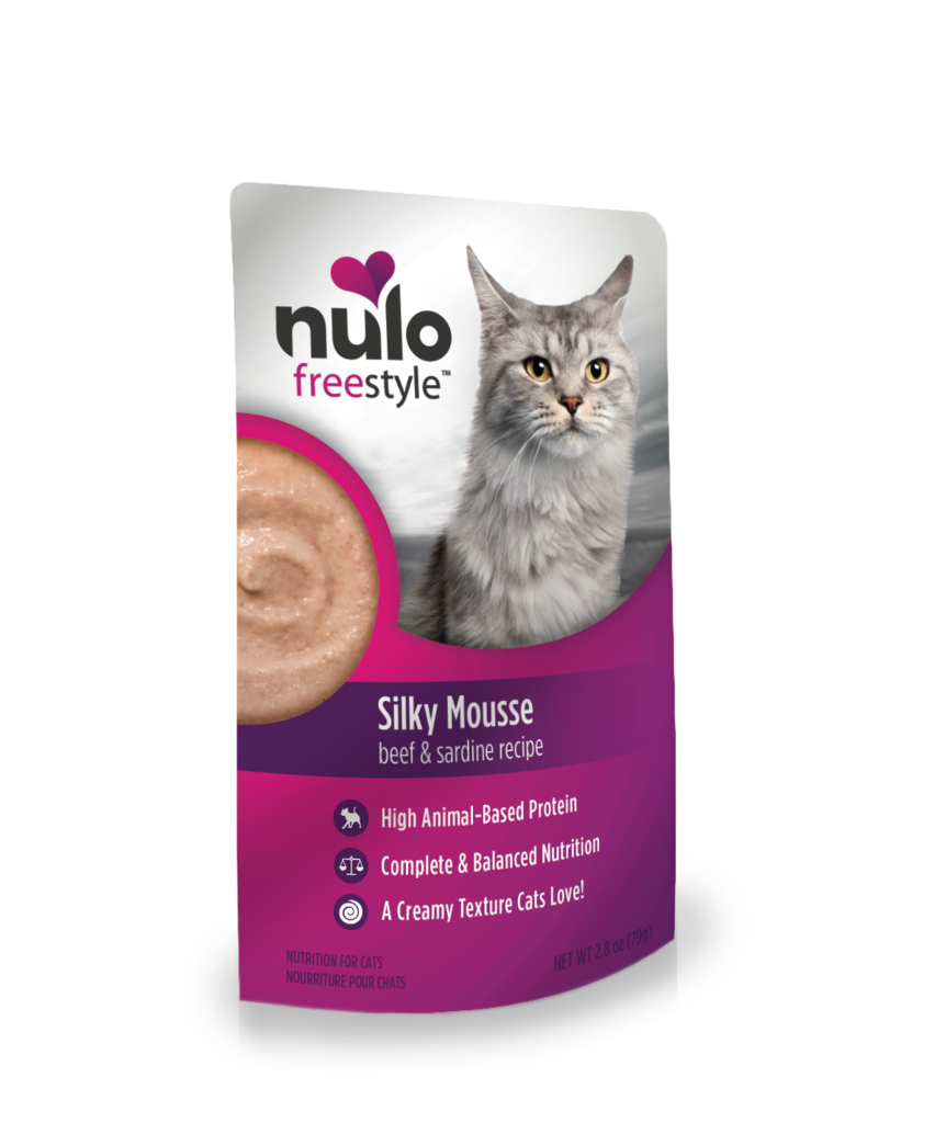 Nulo FreeStyle Cat Silky Mousse, Beef & Sardine, 2.8-oz pouch (Size: 2.8-oz pouch)