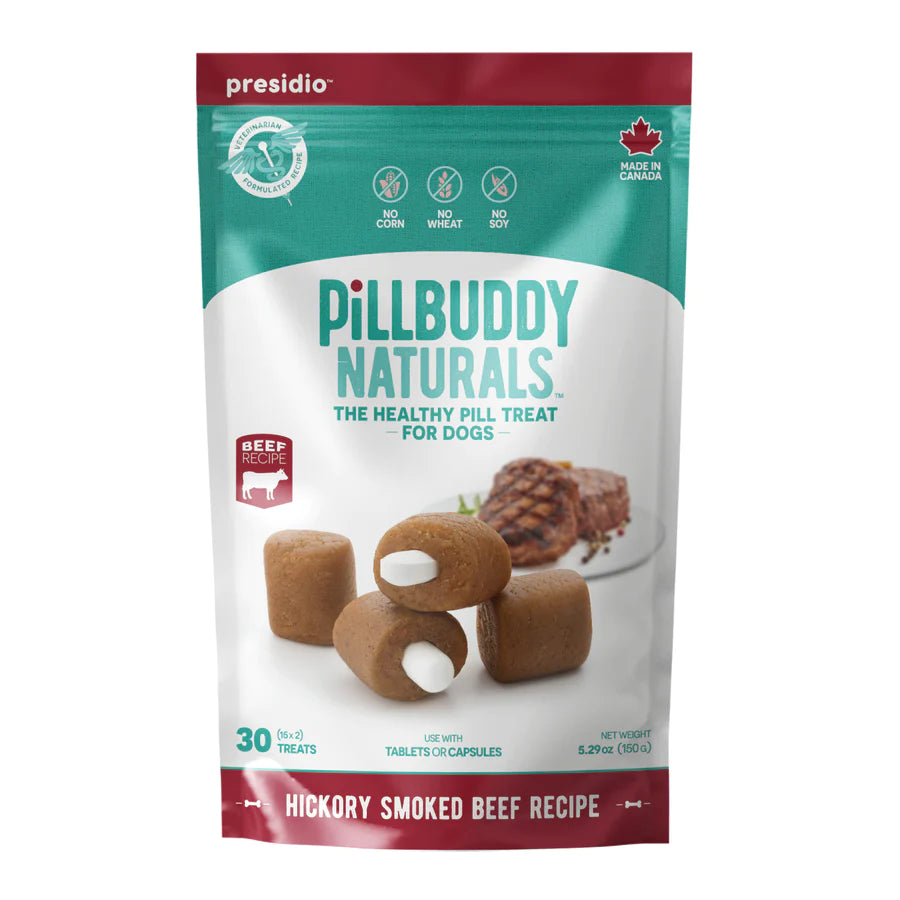 Presidio Pill Buddy Naturals Beef Pill/Capsule Dog Treats