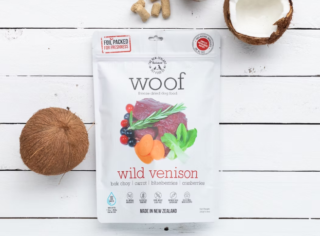 NZ DOG WOOF WILD VENISON FD 1.76OZ