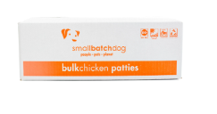 SMALLBATCH DOG BULK PATTIES CHICKENBATCH FROZEN 18LB Case