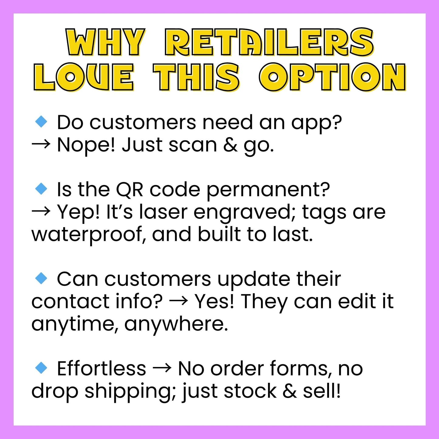 Personalized Pet ID Tag w/ Scannable Code - Bad Dog Shit: Engraved QR Code / Small 1"