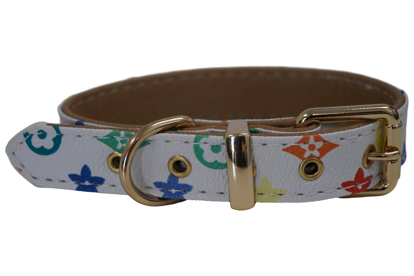 Audrey White Luxury Collar: Small