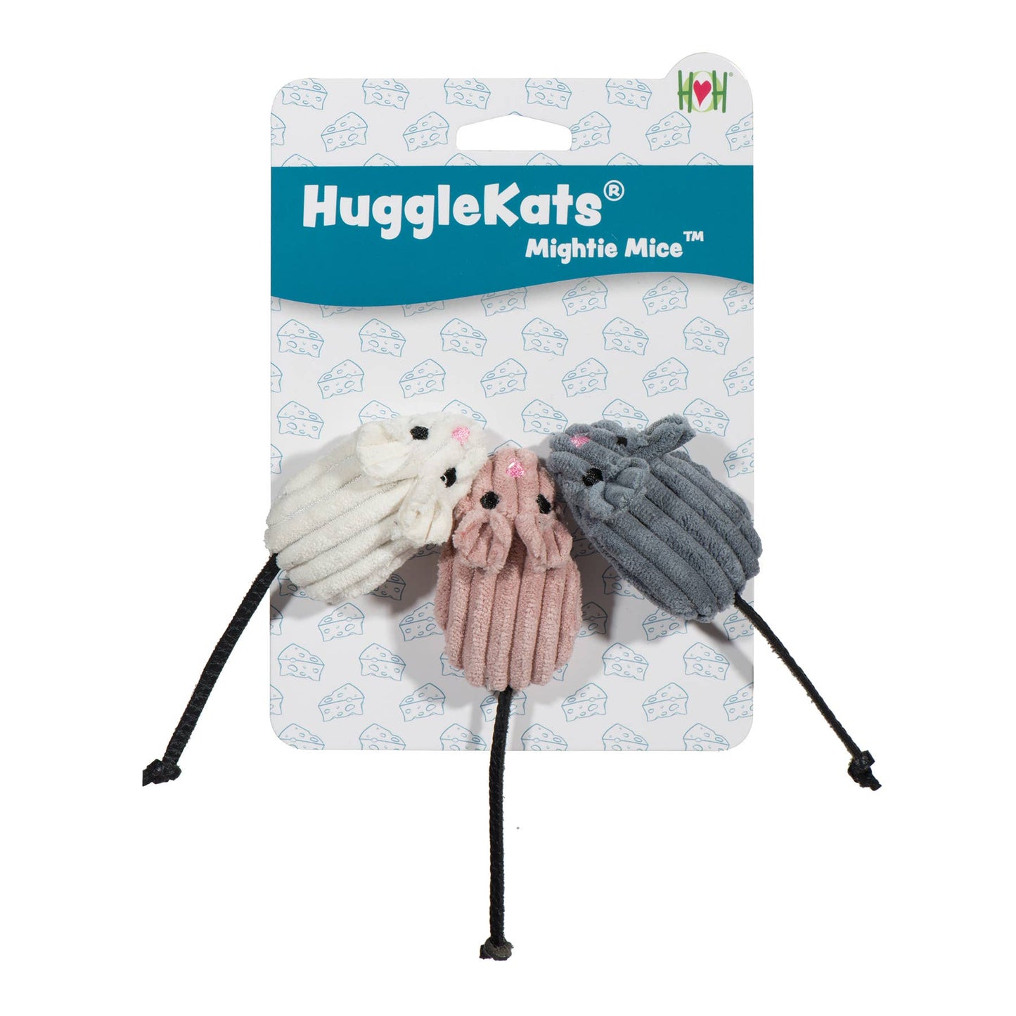 HuggleKats® Mightie Mice Cat Toys (3pk)