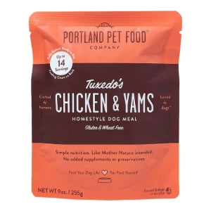 PORTLAND DOG TUXEDO'S CHICKEN & YAM HOMESTYLE MEAL 9OZ