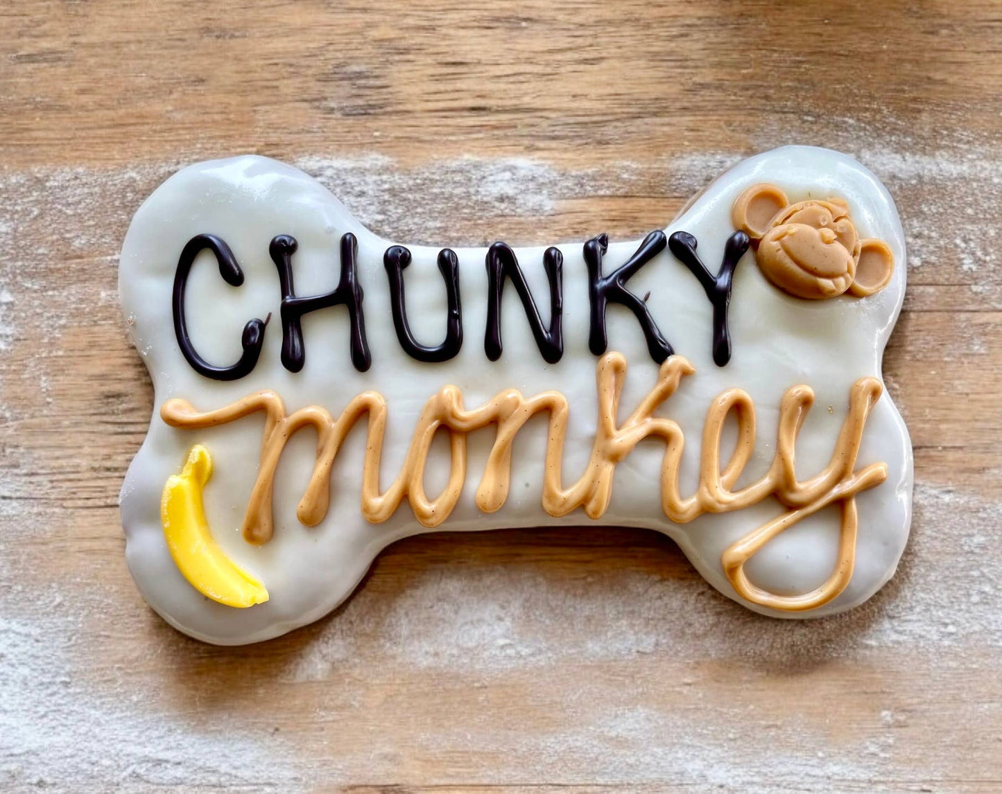 6 inch Chunky Monkey Bone dog treat