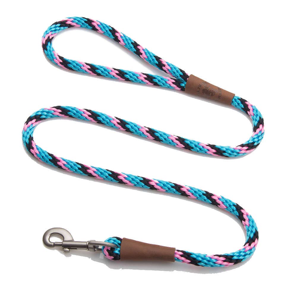 Snap Leash - 1/2" X 6': Blue