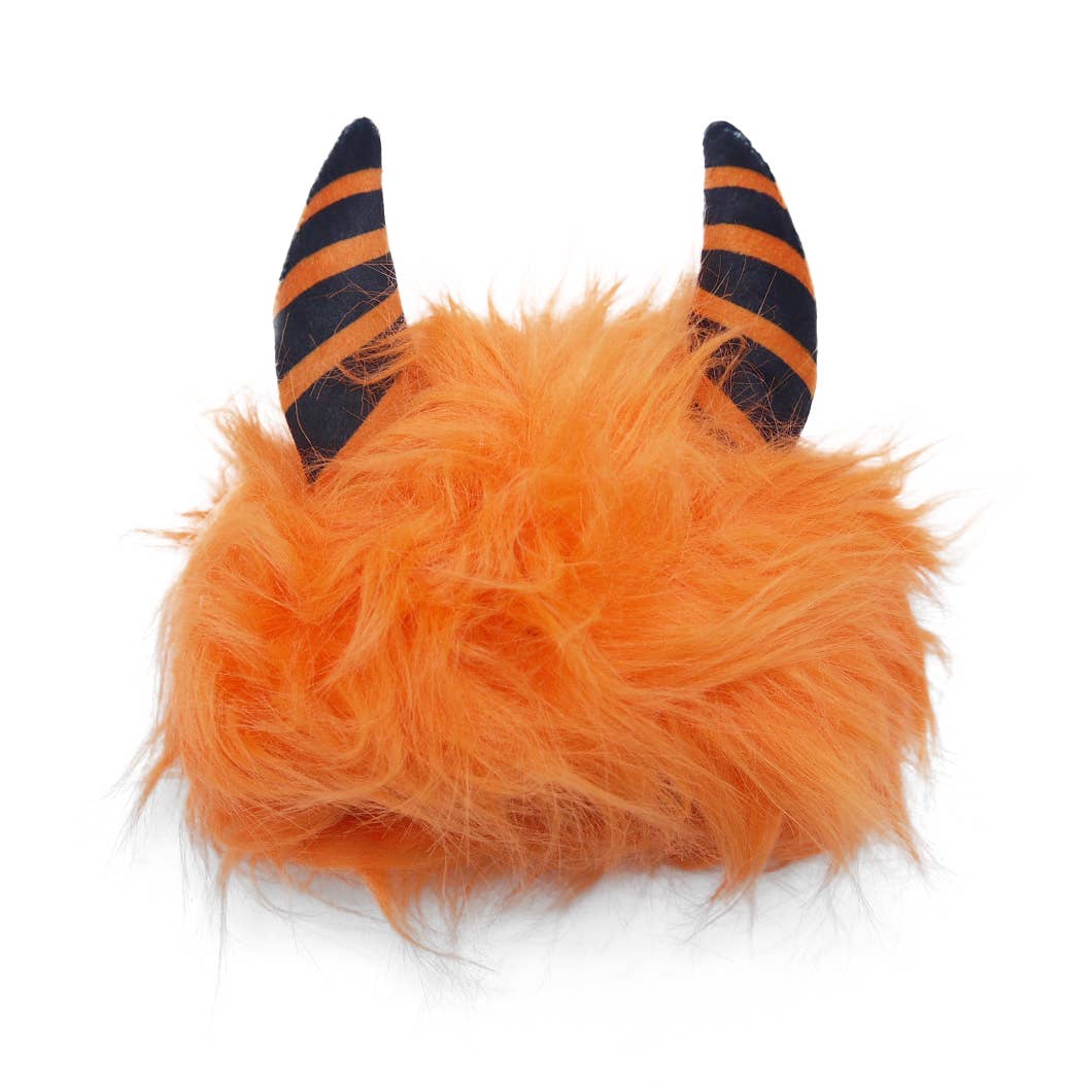 Furry Monster Hat Orange: S