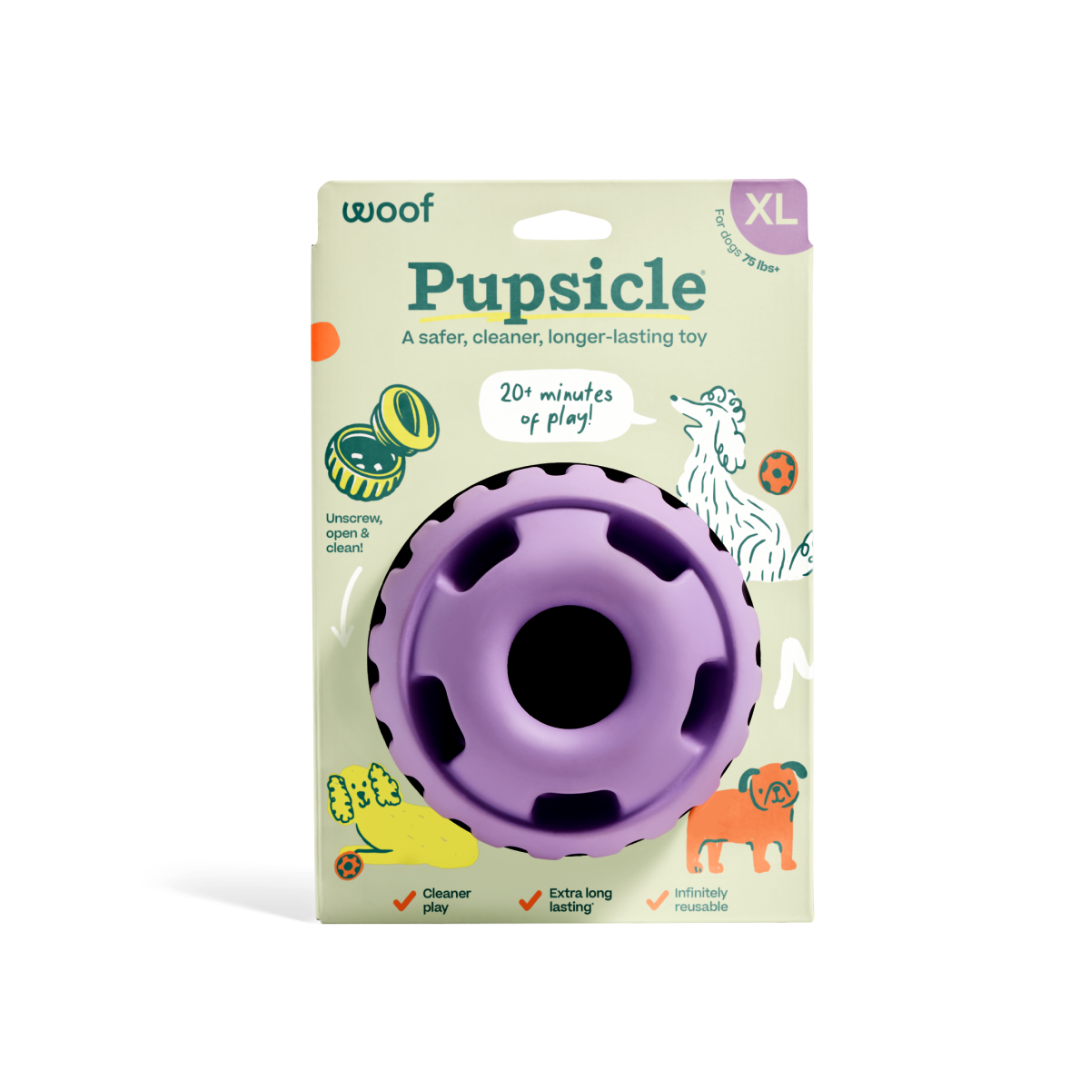 The Pupsicle - Lavender: Large