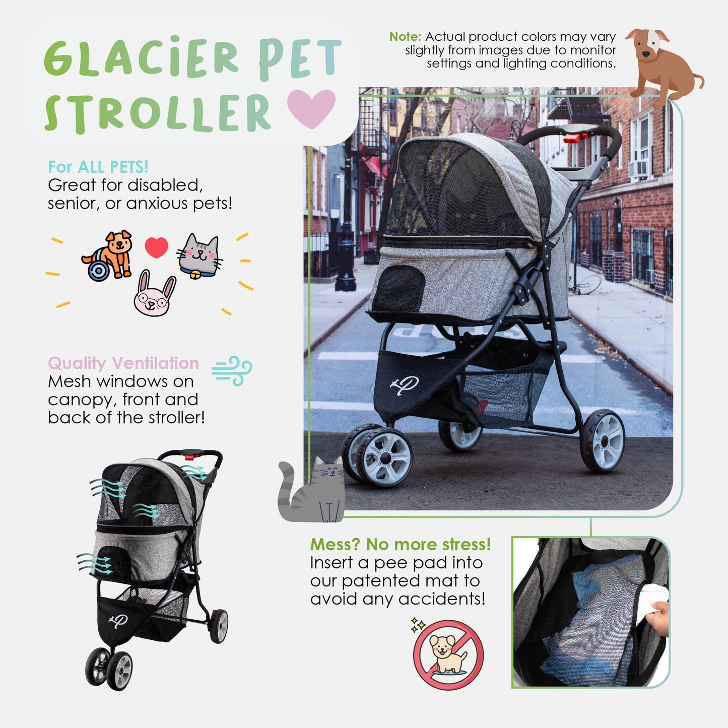 Glacier Pet Stroller