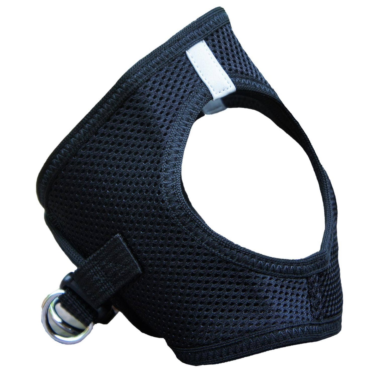 American River Solid Dog Harness - Black: Medium