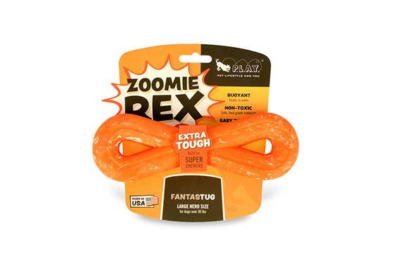 ZoomieRex FantasTug: Orange / Large