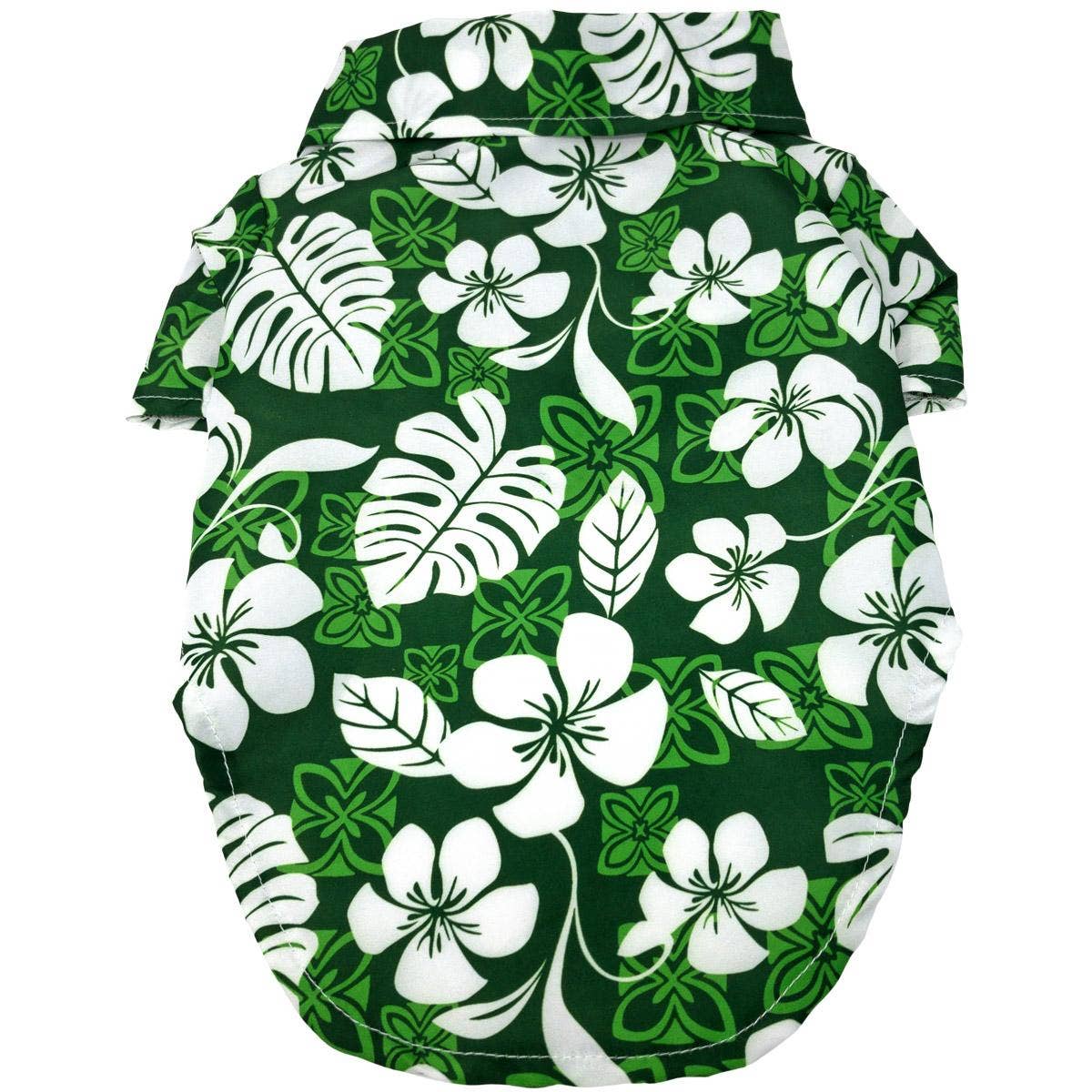 Hawaiian Camp Shirt - Tropical Green: X-Large