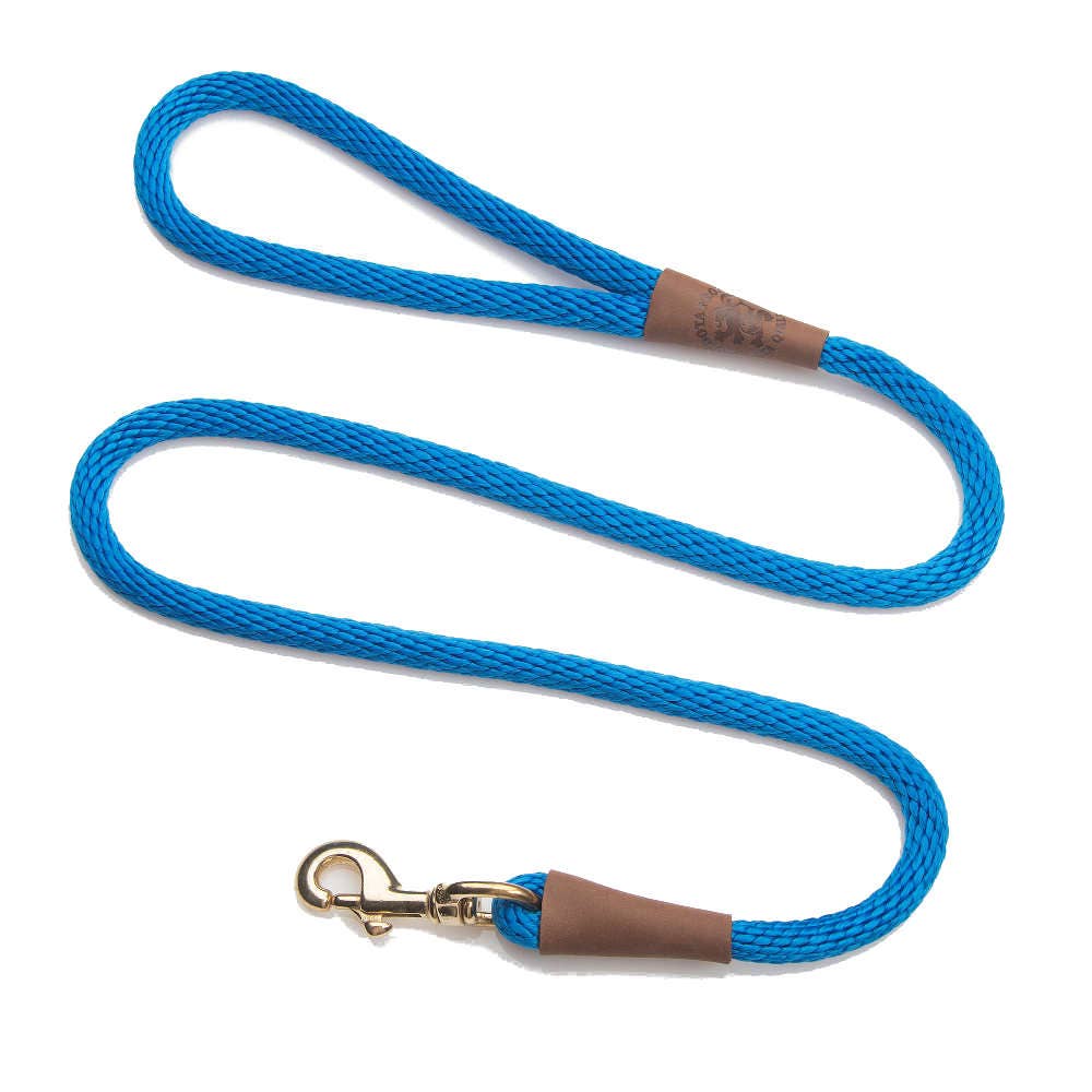 Snap Leash - 1/2" X 6': Blue