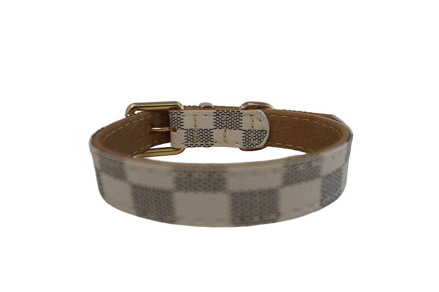 Amalfi Beige Luxury Collar: Medium
