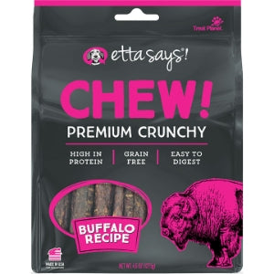 ETTA SAYS DOG PREMIUM CRUNCHY BUFFALO CHEW 4.5OZ