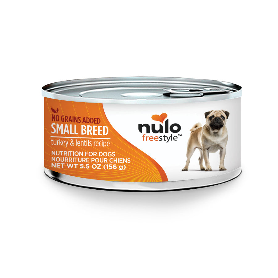 Nulo Freestyle Grain-Free Small Breed Wet Dog Food Turkey & Lentils, 5.5 oz